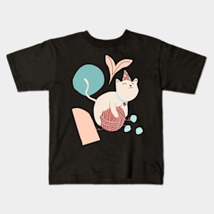 Cute Cat Kids T-Shirt